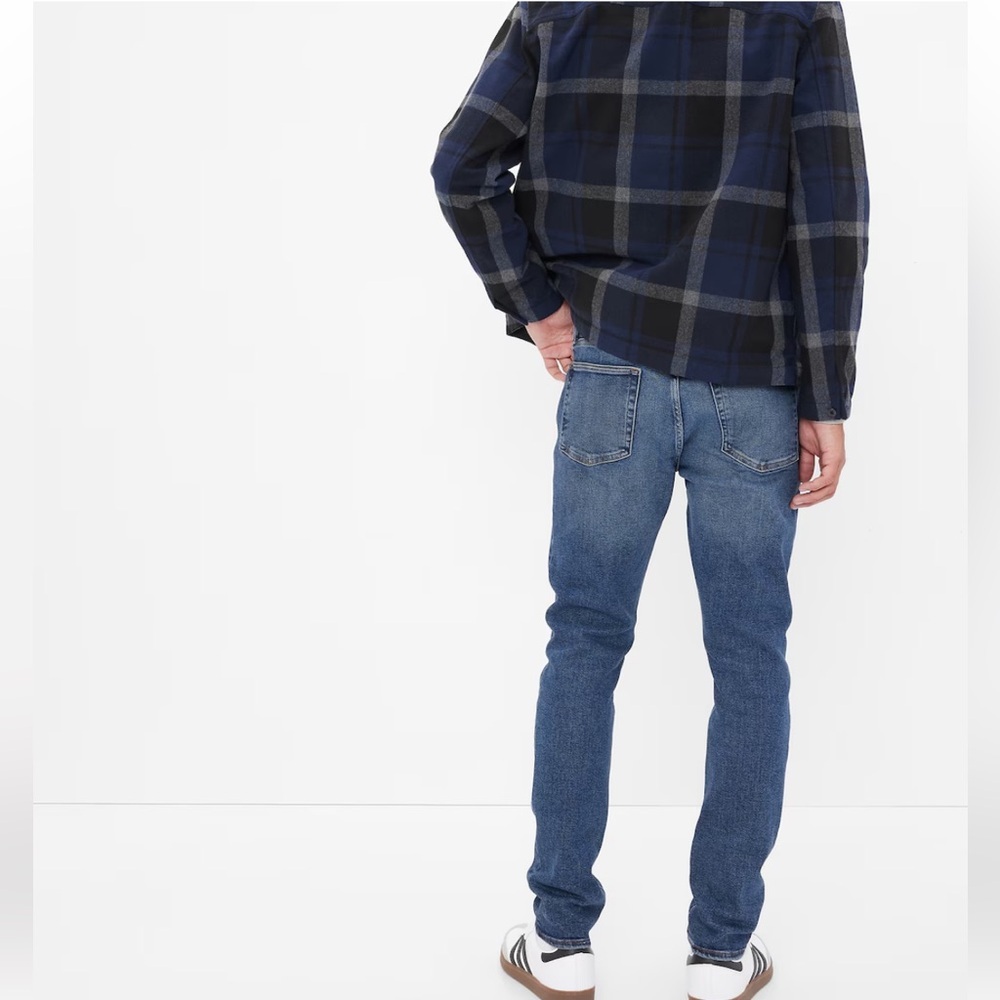 GAP Men’s Stretch 5‎ Pocket Blue Jeans, Skinny Fit, Size 30 x 30